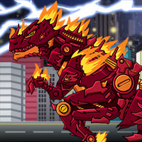 파이어 티라노 합체 다이노로봇